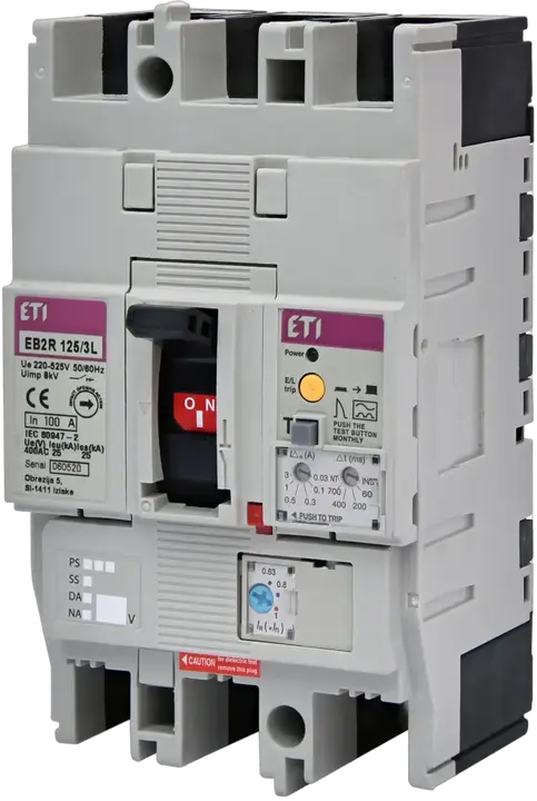 Vaizdas EB2R 125/3L 100A 3P