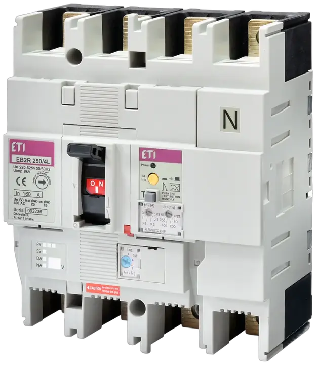 Vaizdas EB2R 250/4L 160A 4P