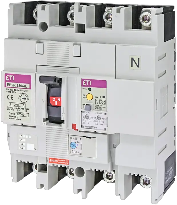 Vaizdas EB2R 250/4L 250A 4P