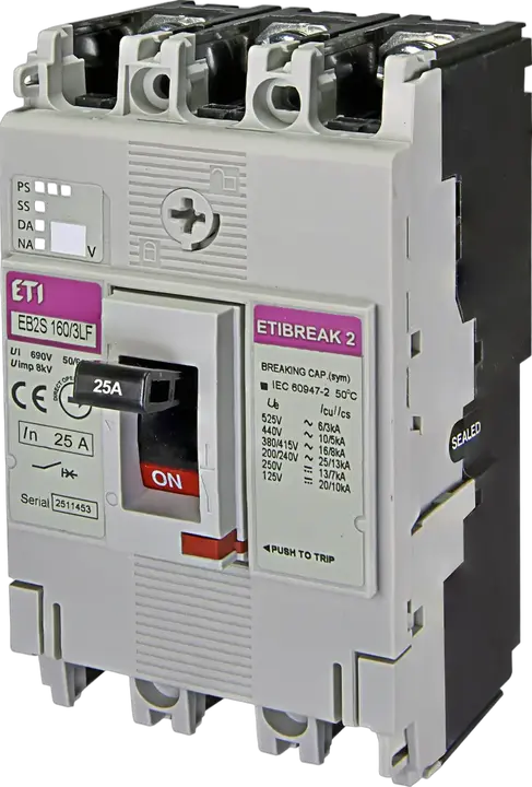 Vaizdas EB2S 160/3LF 25A 3p