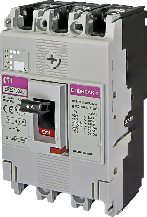 Vaizdas EB2S 160/3LF 40A 3p