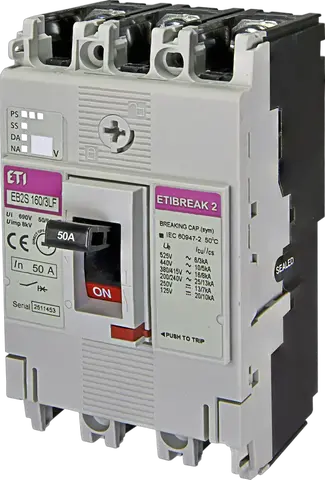 Vaizdas EB2S 160/3LF 50A 3p