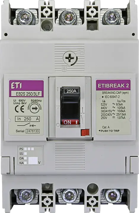 Vaizdas EB2S 250/3LF 250A 3p