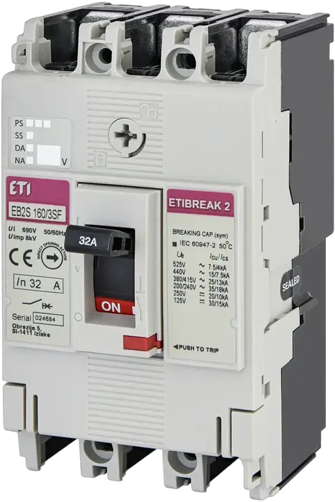 Vaizdas EB2S 160/3SF 32A 3p