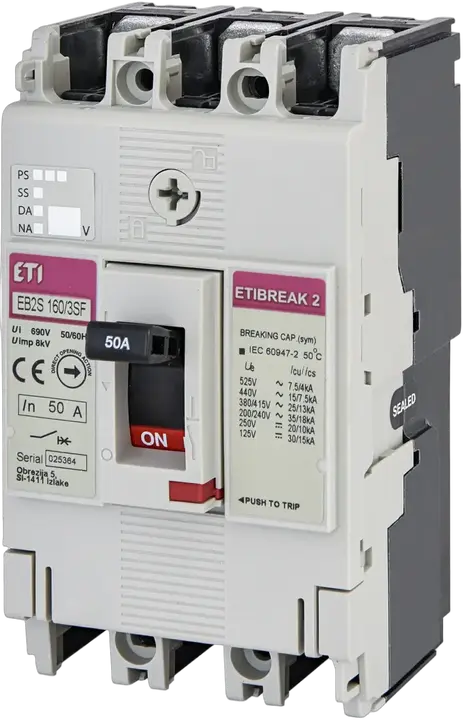 Vaizdas EB2S 160/3SF 50A 3p