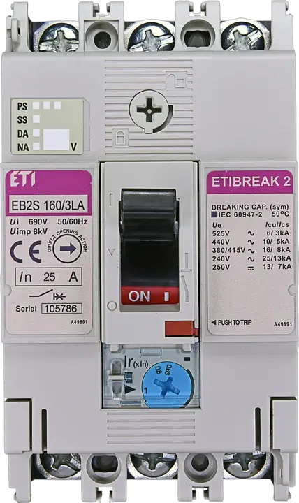 Vaizdas EB2S 160/3LA 25A 3p