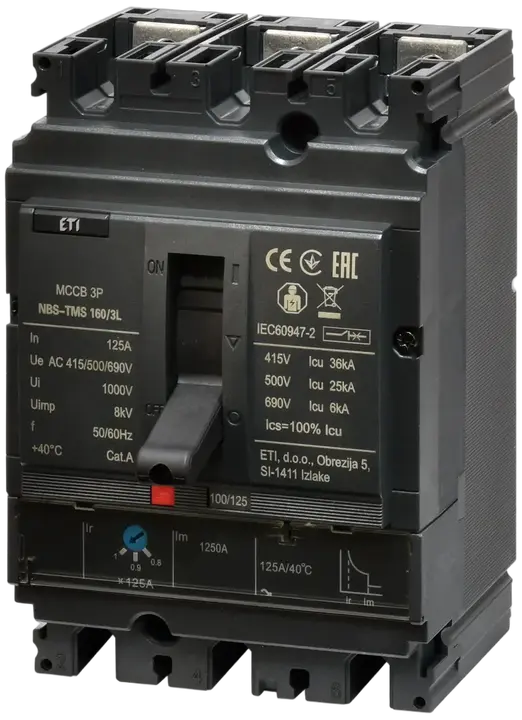 Vaizdas NBS-TMS 160/3L 125A 3P