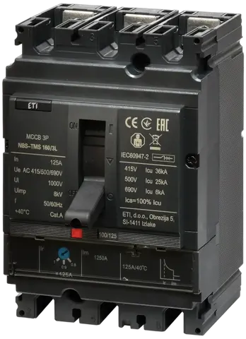 Vaizdas NBS-TMS 160/3L 125A 3P