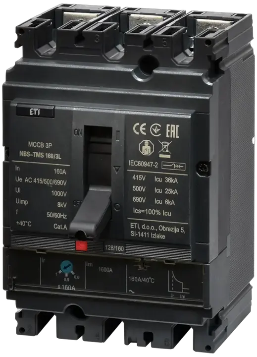 Vaizdas NBS-TMS 160/3L 160A 3P