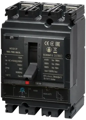 Vaizdas NBS-TMS 160/3L 160A 3P