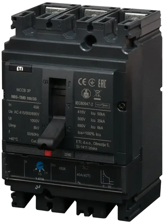 Vaizdas NBS-TMS 100/3S  40A 3P