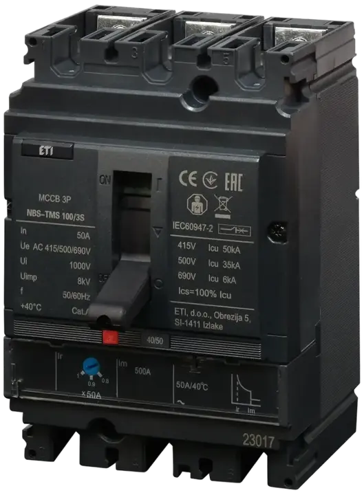 Vaizdas NBS-TMS 100/3S  50A 3P