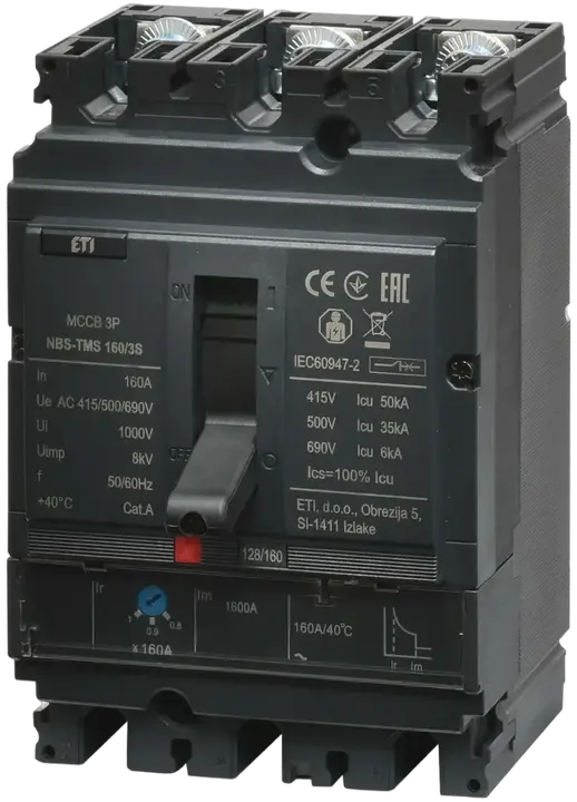Vaizdas NBS-TMS 160/3S 160A 3P