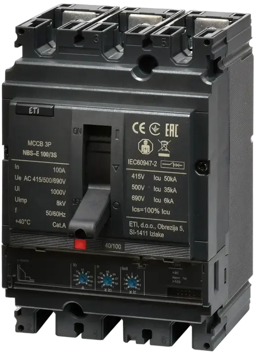 Vaizdas NBS-E 100/3S 100A 3P