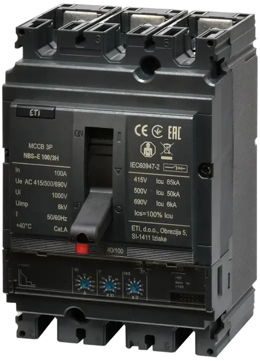 Vaizdas NBS-E 100/3H 100A 3P