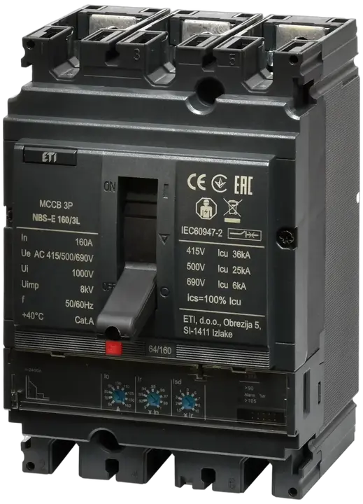 Vaizdas NBS-E 160/3L 160A 3P