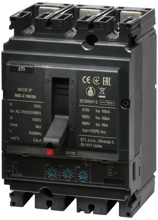 Vaizdas NBS-E 160/3H 160A 3P
