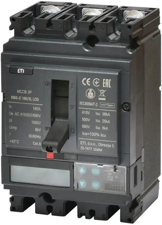 Vaizdas NBS-E 160/4H 160A 4P