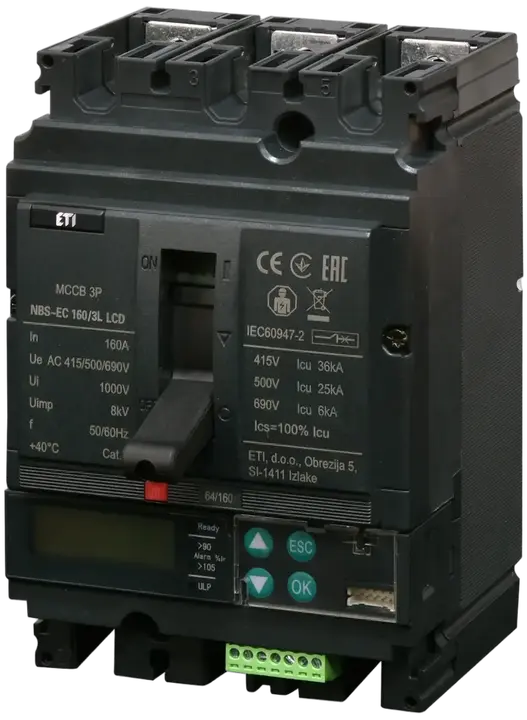Vaizdas NBS-EC 160/3L LCD 160A 3P