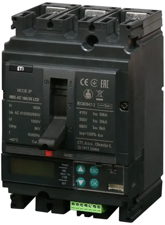 Vaizdas NBS-EC 160/3S LCD 160A 3P