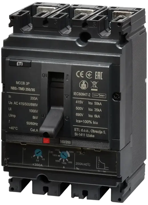 Vaizdas NBS-TMD 250/3S 200A 3P