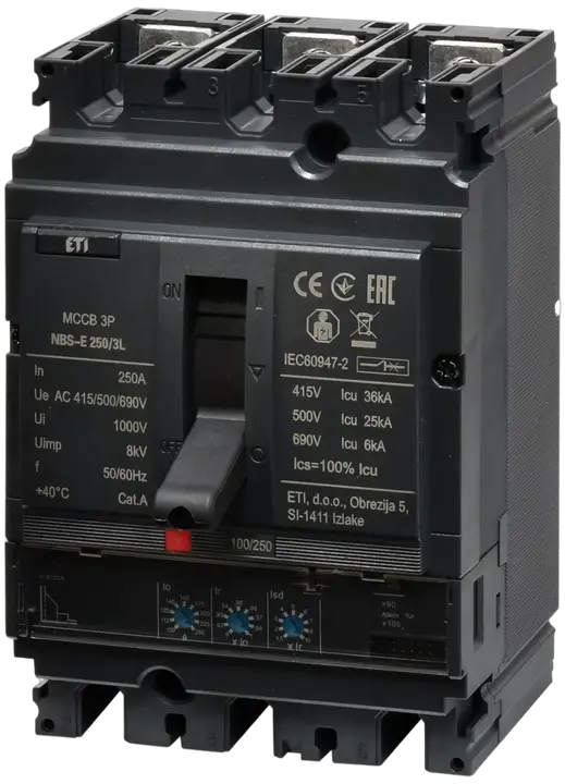 Vaizdas NBS-E 250/3L 250A 3P