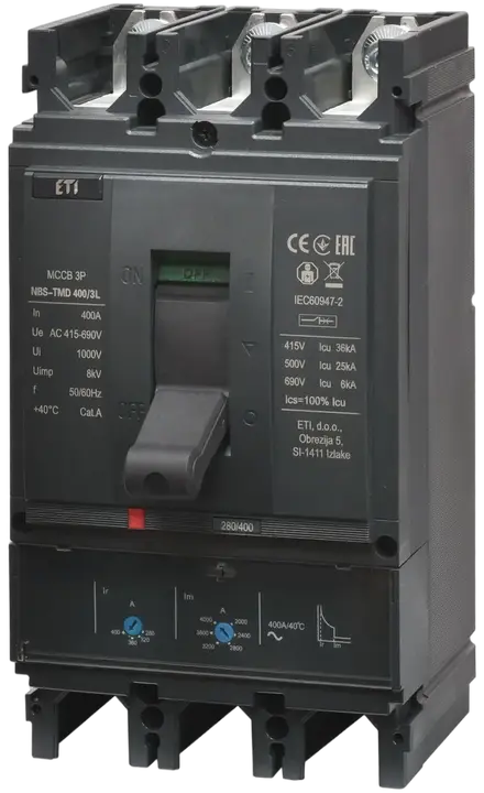 Vaizdas NBS-TMD 400/3L 400A 3P