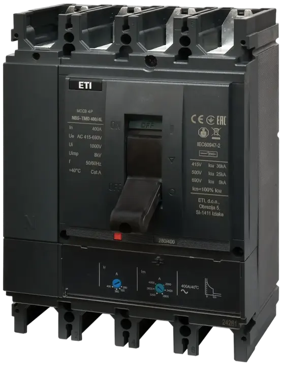 Vaizdas NBS-TMD 400/4L 315A 4P