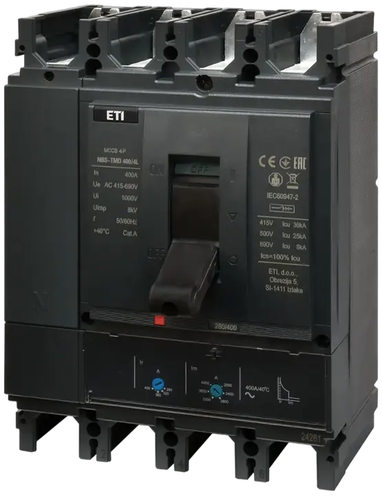 Vaizdas NBS-TMD 400/4L 400A 4P