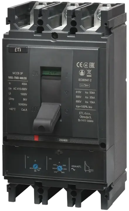 Vaizdas NBS-TMD 400/3S 400A 3P