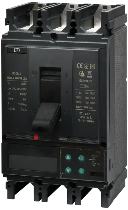 Vaizdas NBS-E 400/3S LCD 400A 3P