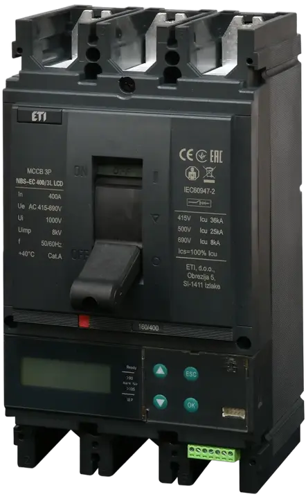 Vaizdas NBS-EC 400/3L LCD 400A 3P
