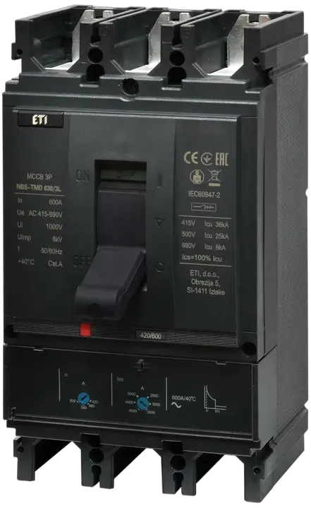Vaizdas NBS-TMD 630/3L 600A 3P