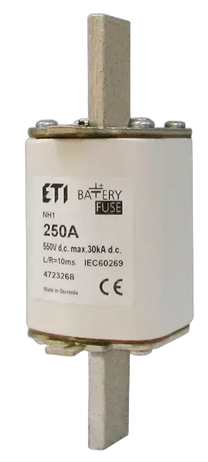 Vaizdas NH1/K gBat 224A/550V DC