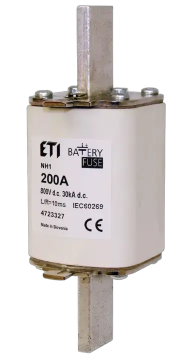 Vaizdas NH1/K gBat 50A/800V DC