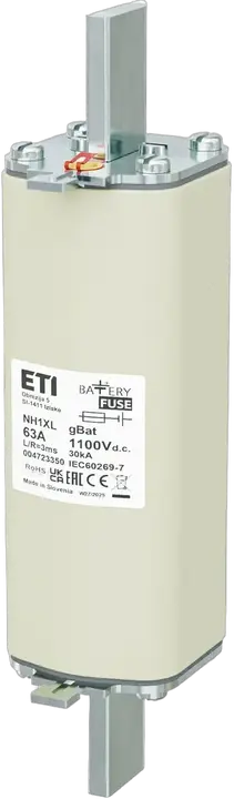 Vaizdas *NH1XL gBat 63A/1100V DC