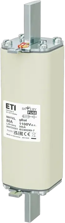 Vaizdas *NH1XL gBat 80A/1100V DC
