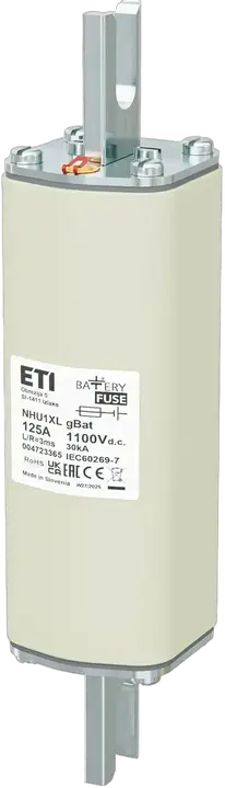 Vaizdas *NHU1XL gBat 125A/1100V DC