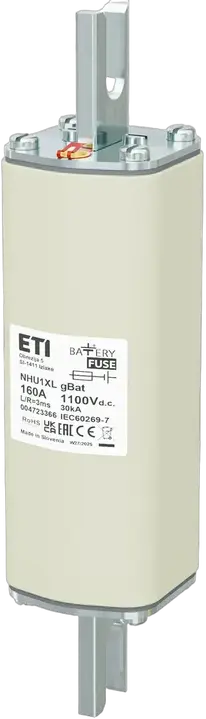 Vaizdas *NHU1XL gBat 160A/1100V DC
