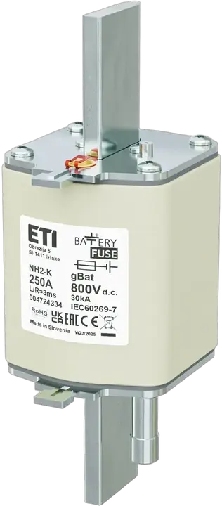 Vaizdas NH2/K gBat 250A/800V DC