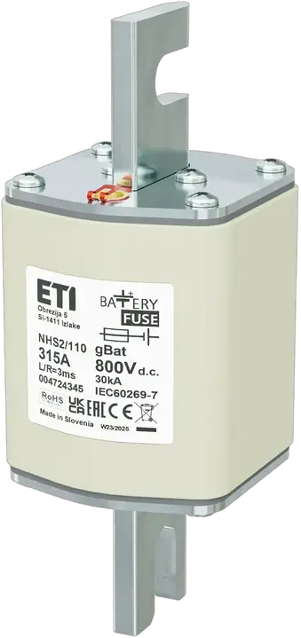 Vaizdas NHS2/110 gBat 315A/800V DC