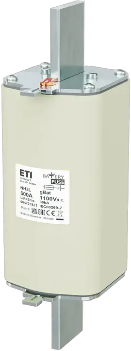Vaizdas *NH3L gBat 500A/1100V DC