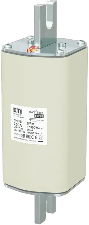 Vaizdas *NHU3L gBat 250A/1100V DC